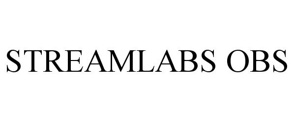 Trademark Logo STREAMLABS OBS