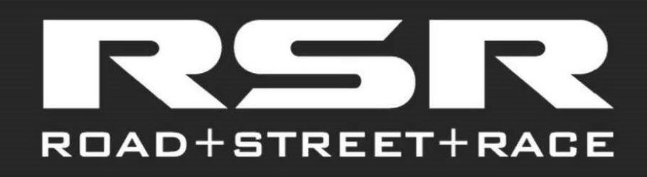 Trademark Logo RSR ROAD+STREET+RACE