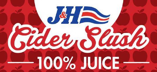  J&amp;H CIDER SLUSH 100% JUICE