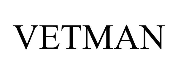 Trademark Logo VETMAN