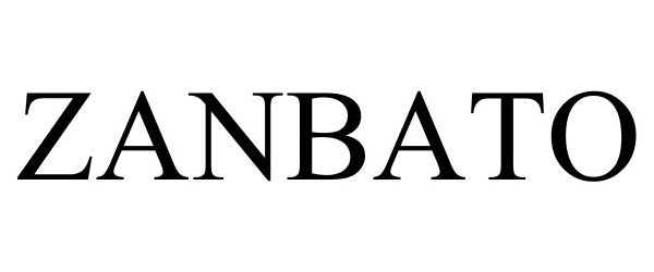 Trademark Logo ZANBATO