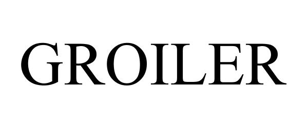 Trademark Logo GROILER