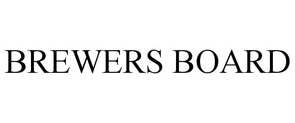 Trademark Logo BREWERS BOARD