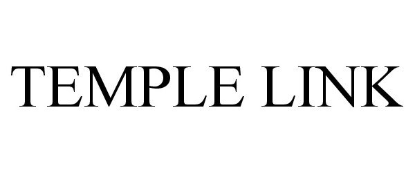 Trademark Logo TEMPLE LINK