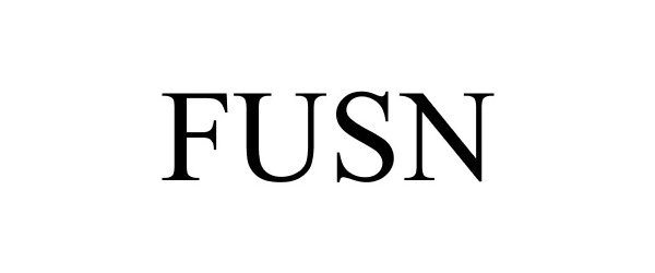 Trademark Logo FUSN