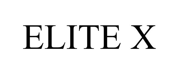Trademark Logo ELITE X