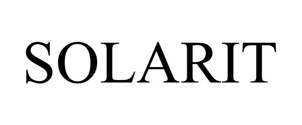 Trademark Logo SOLARIT