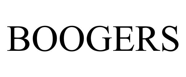 Trademark Logo BOOGERS