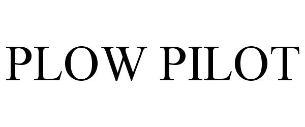  PLOW PILOT