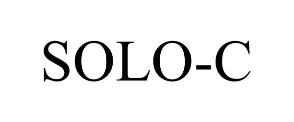Trademark Logo SOLO-C