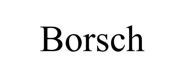 Trademark Logo BORSCH