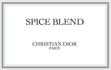 Trademark Logo SPICE BLEND CHRISTIAN DIOR PARIS