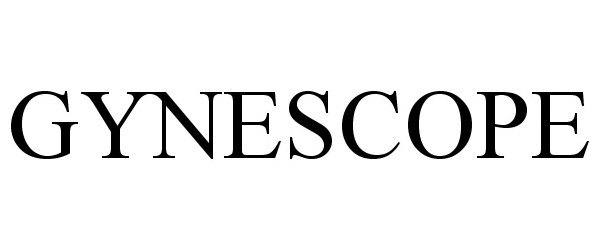 Trademark Logo GYNESCOPE
