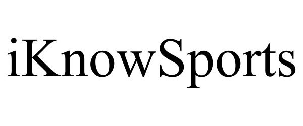 Trademark Logo IKNOWSPORTS