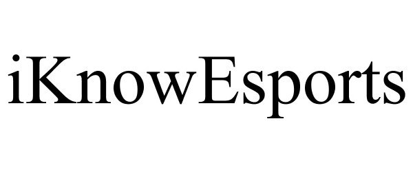 Trademark Logo IKNOWESPORTS