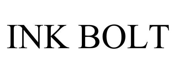 Trademark Logo INK BOLT