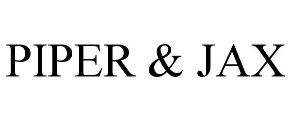 Trademark Logo PIPER & JAX