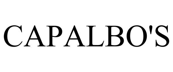 Trademark Logo CAPALBO'S