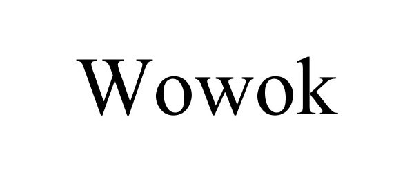 Trademark Logo WOWOK
