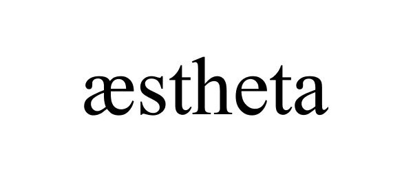 Trademark Logo AESTHETA