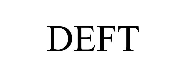 Trademark Logo DEFT
