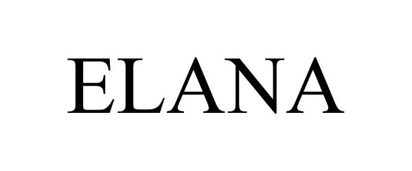 Trademark Logo ELANA