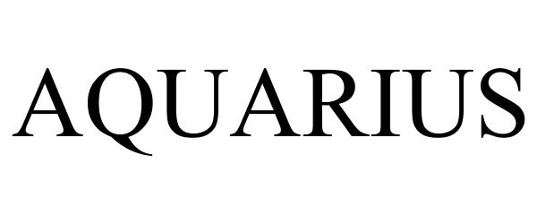 Trademark Logo AQUARIUS