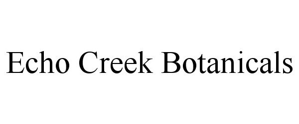  ECHO CREEK BOTANICALS