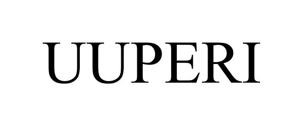 Trademark Logo UUPERI