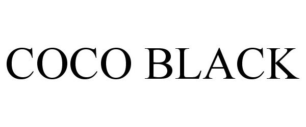  COCO BLACK