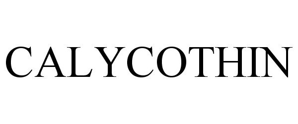 Trademark Logo CALYCOTHIN
