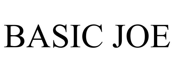 Trademark Logo BASIC JOE