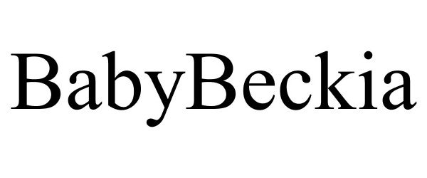 Trademark Logo BABYBECKIA