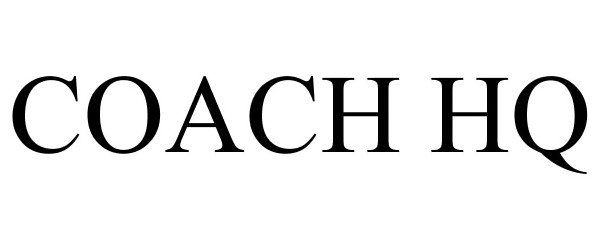 Trademark Logo COACH HQ