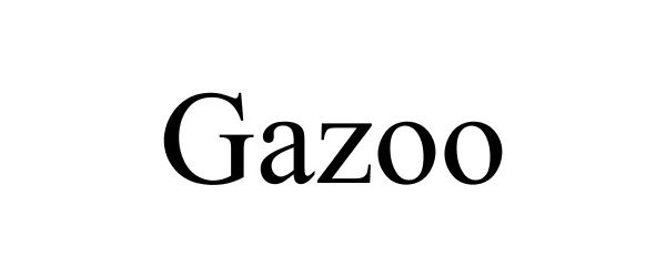 Trademark Logo GAZOO