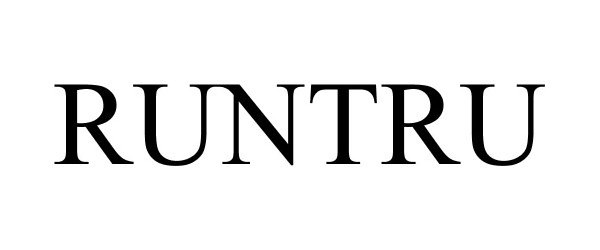 Trademark Logo RUNTRU