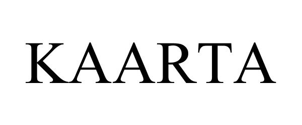 Trademark Logo KAARTA