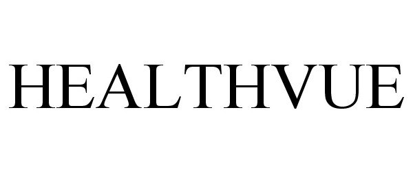 Trademark Logo HEALTHVUE