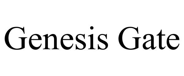Trademark Logo GENESIS GATE