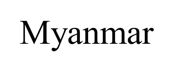 Trademark Logo MYANMAR