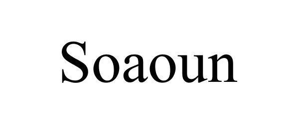 Trademark Logo SOAOUN