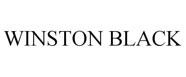 Trademark Logo WINSTON BLACK
