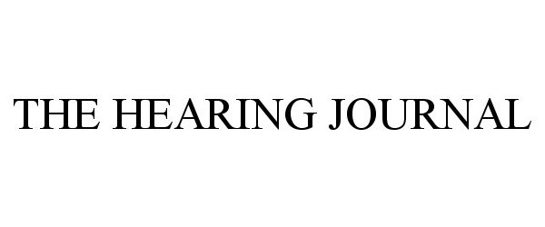  THE HEARING JOURNAL