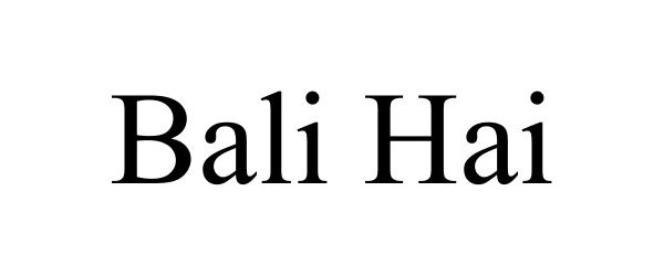 BALI HAI