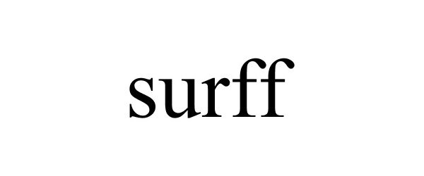 Trademark Logo SURFF