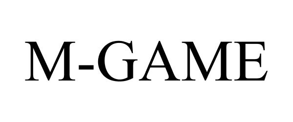 Trademark Logo M-GAME