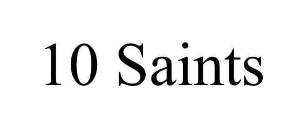 Trademark Logo 10 SAINTS