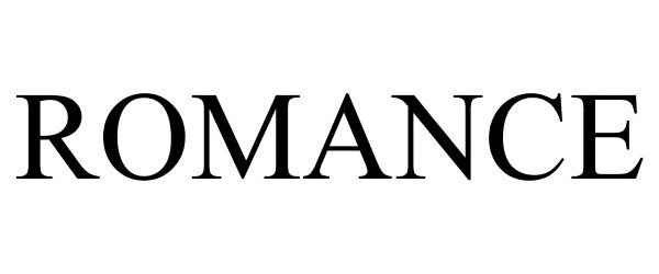 Trademark Logo ROMANCE
