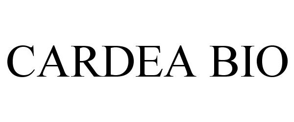 Trademark Logo CARDEA BIO