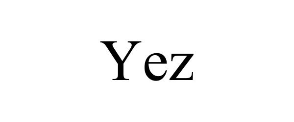 Trademark Logo YEZ